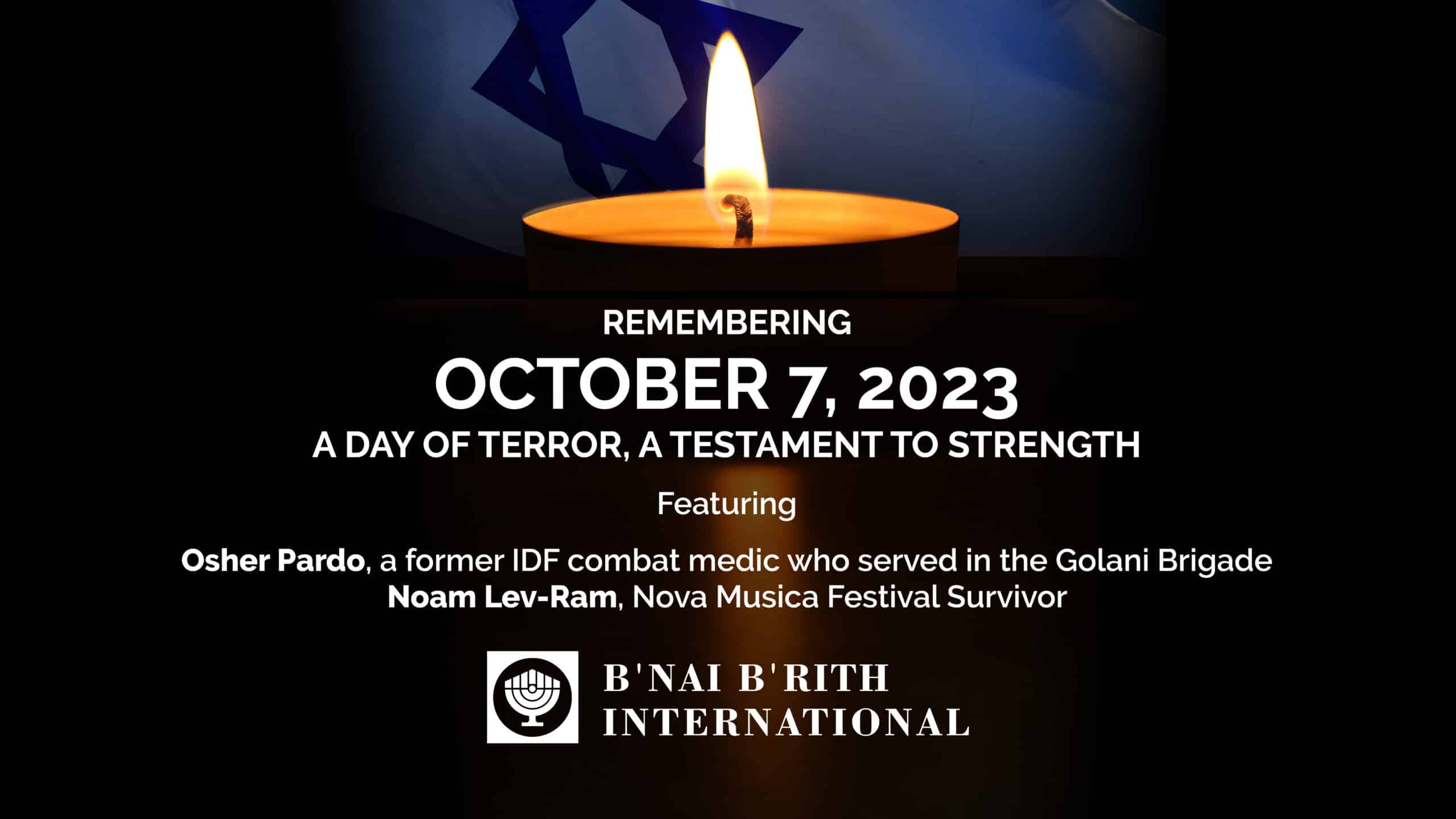 Remembering October 7, 2023